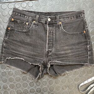 Levi's Black Jean Shorts